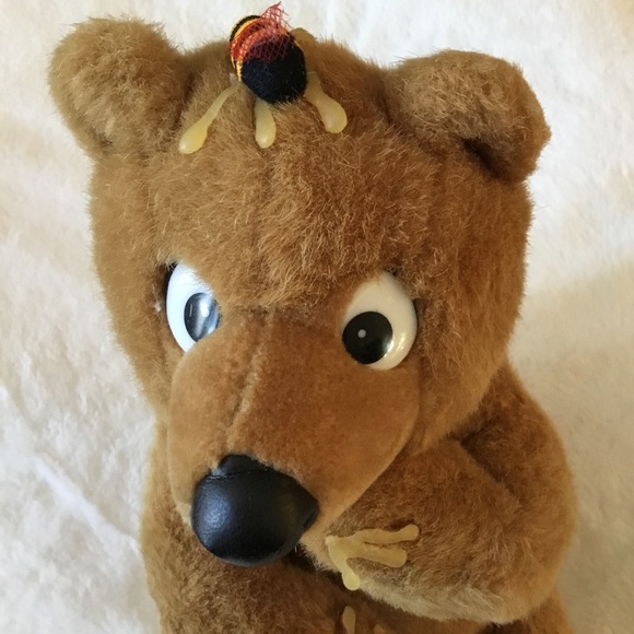 Honeybee Brown Plush Bear Toy - Picture 2 of 13